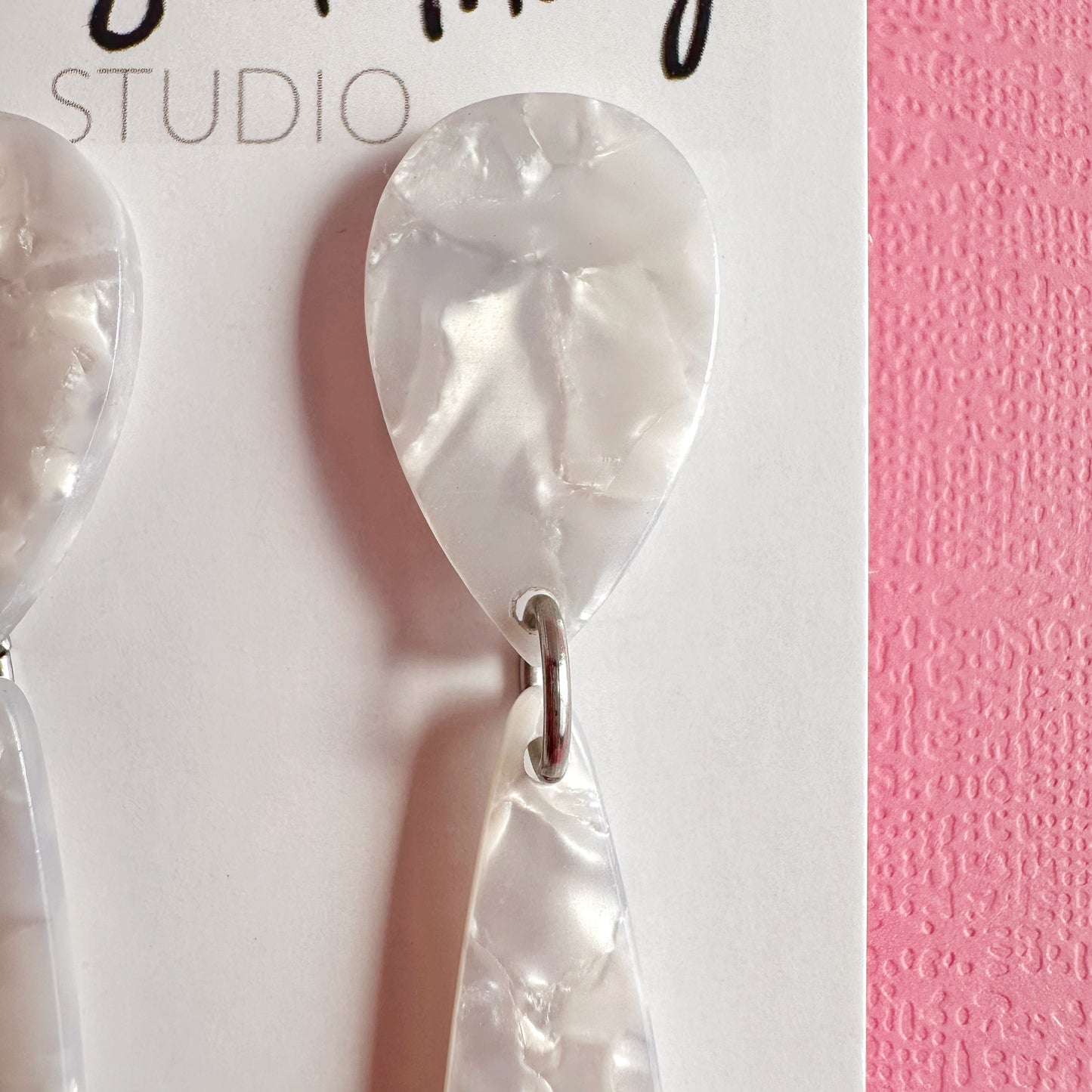 Elegant Pearlescent Dangles