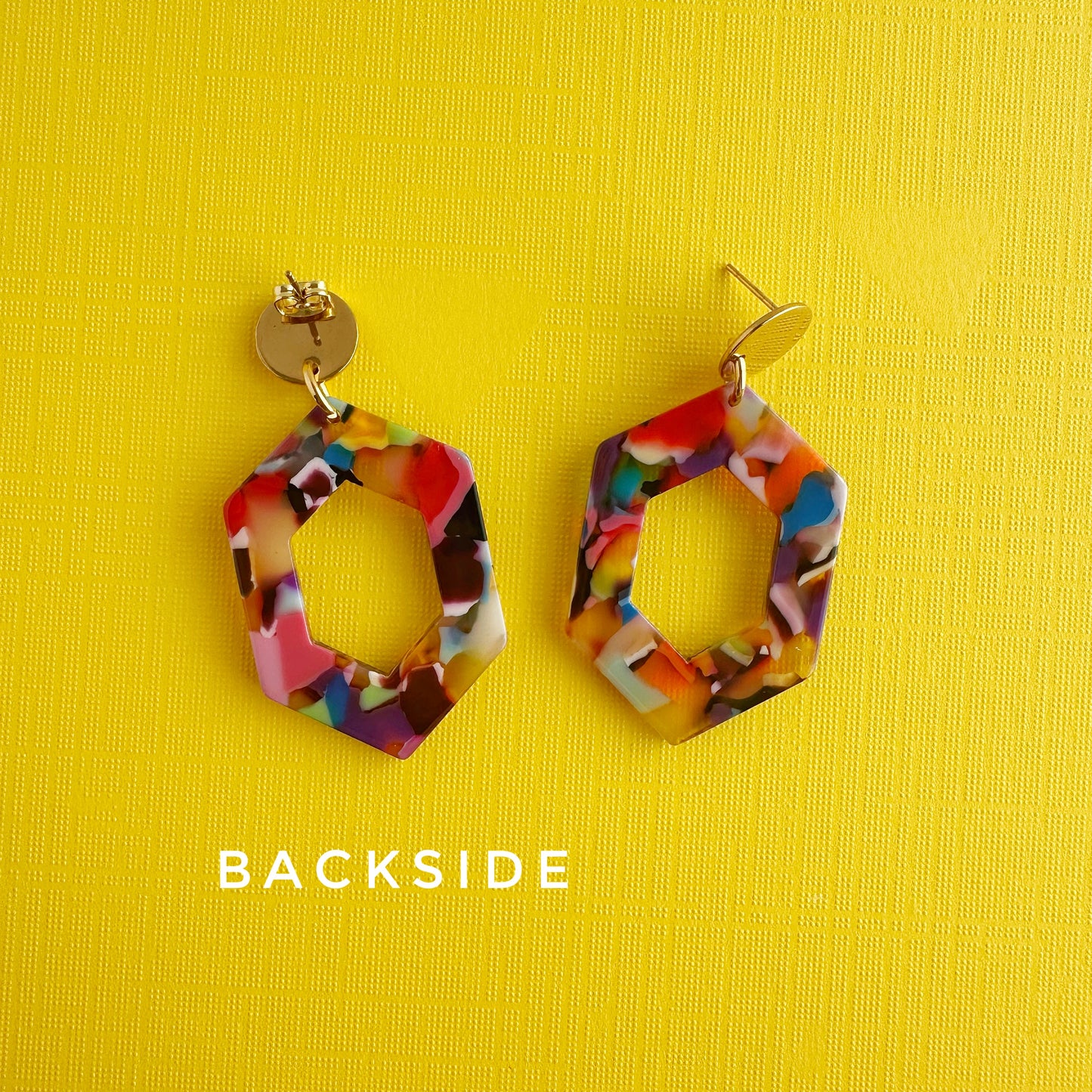 Colorful Hexagon Dangles