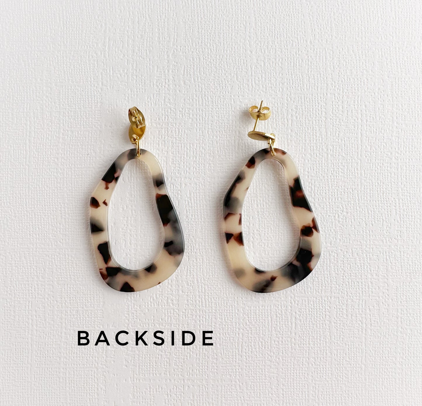 Abstract Tortoiseshell Dangles