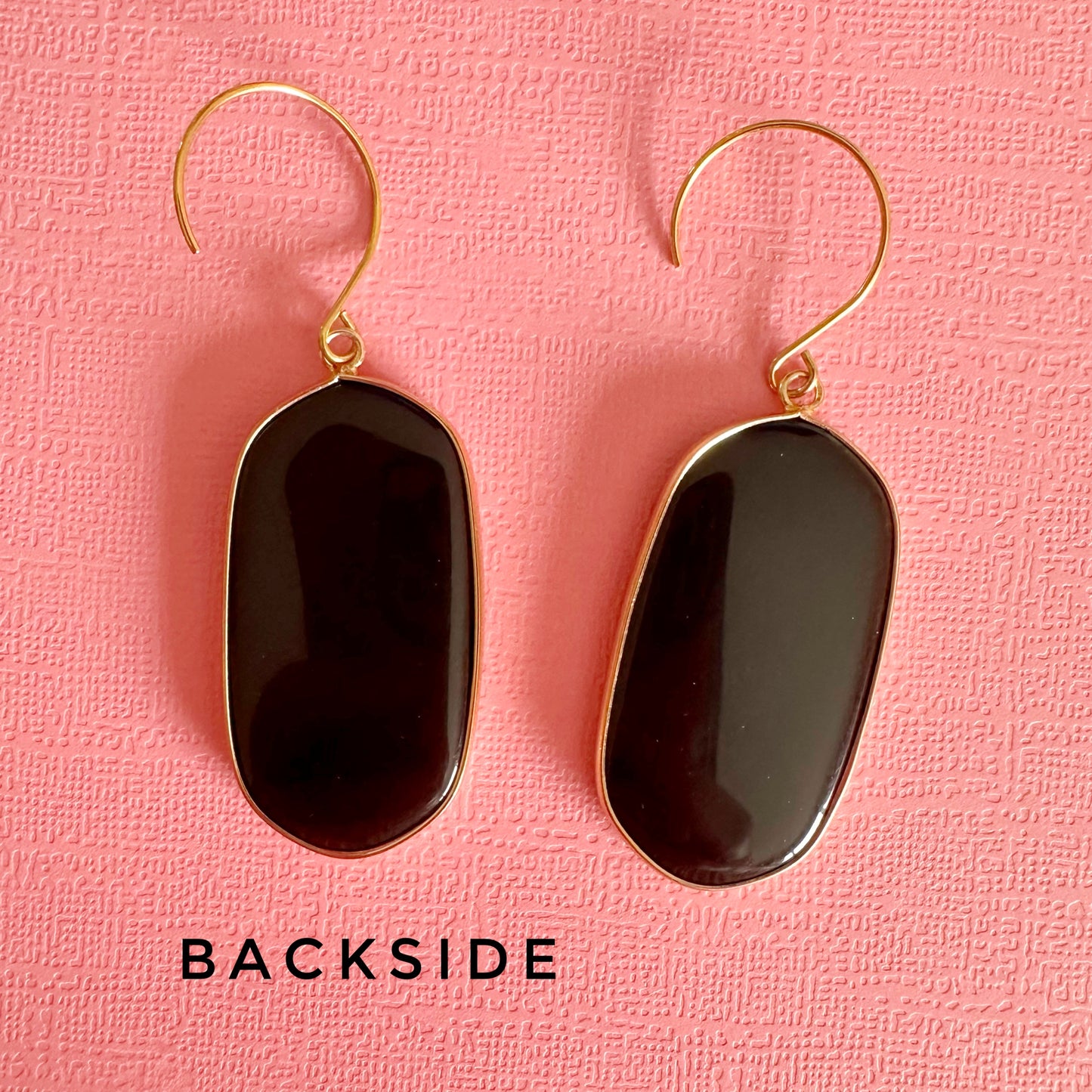 Black Agate Dangles