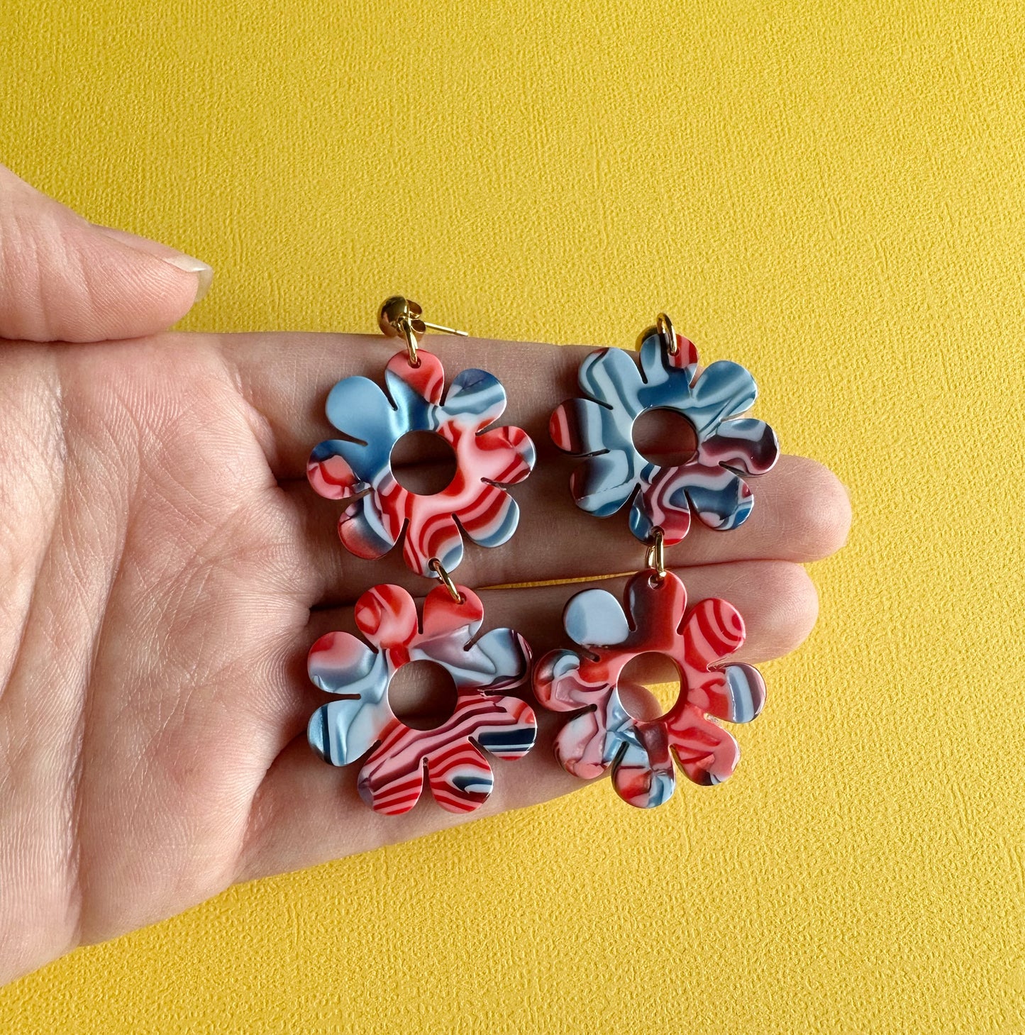 Retro Bloom Dangles