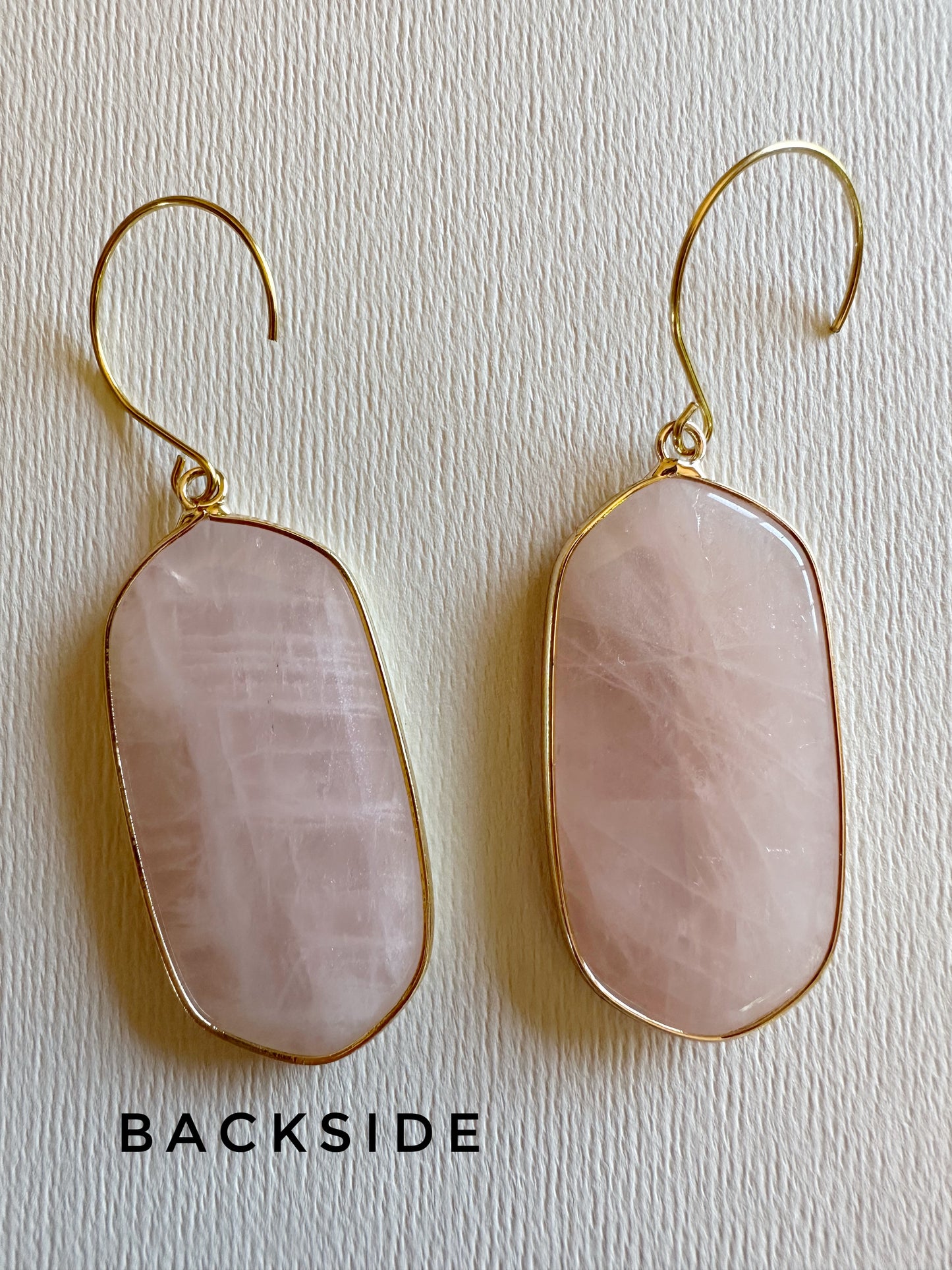 Rose Quartz Dangles