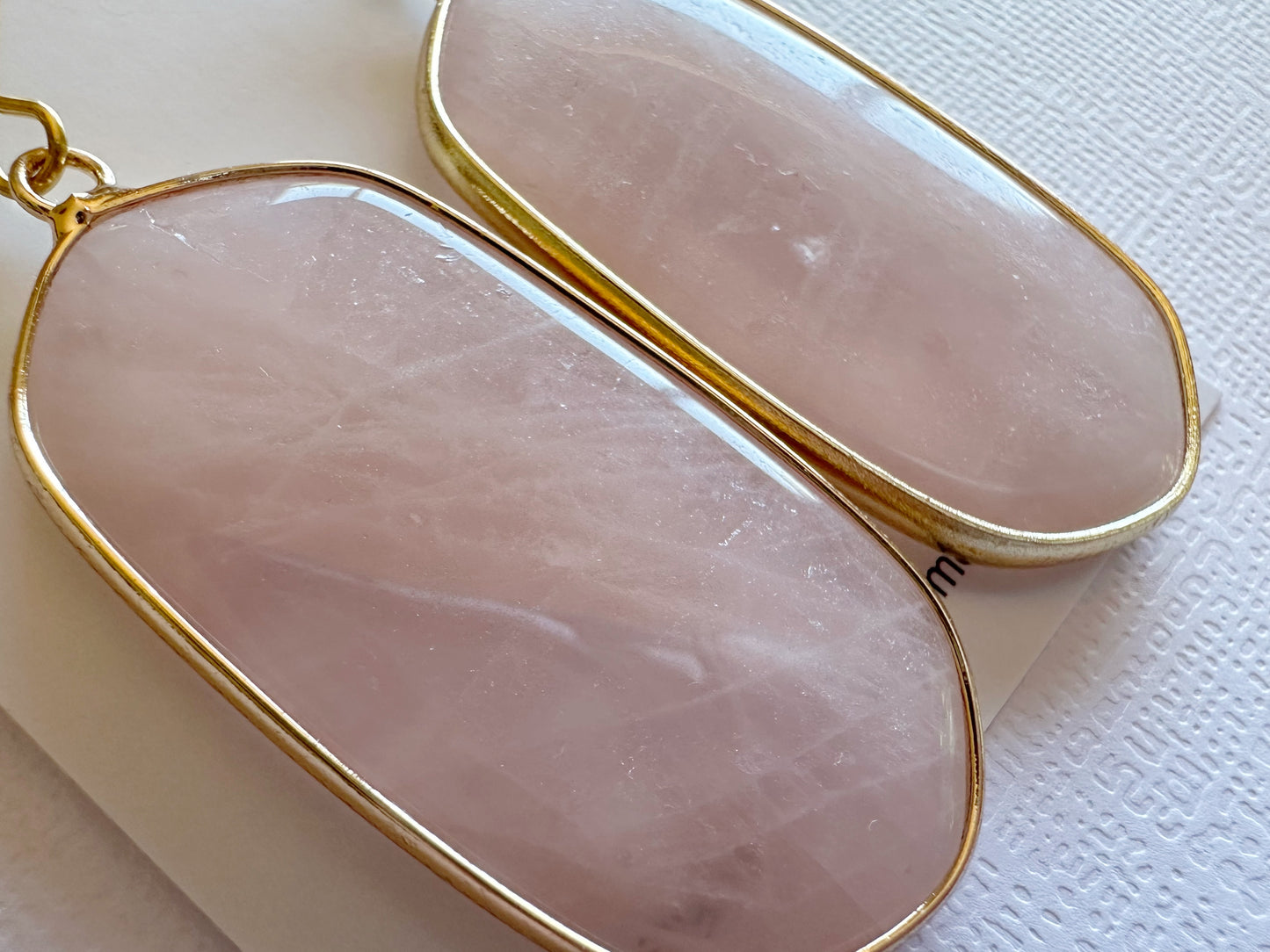 Rose Quartz Dangles