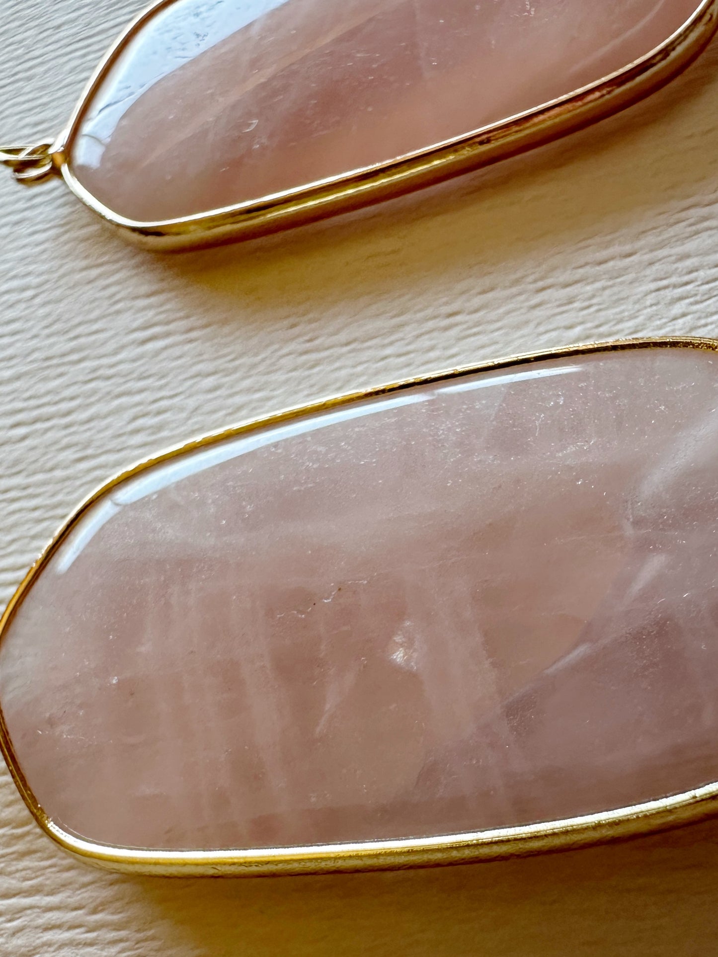 Rose Quartz Dangles