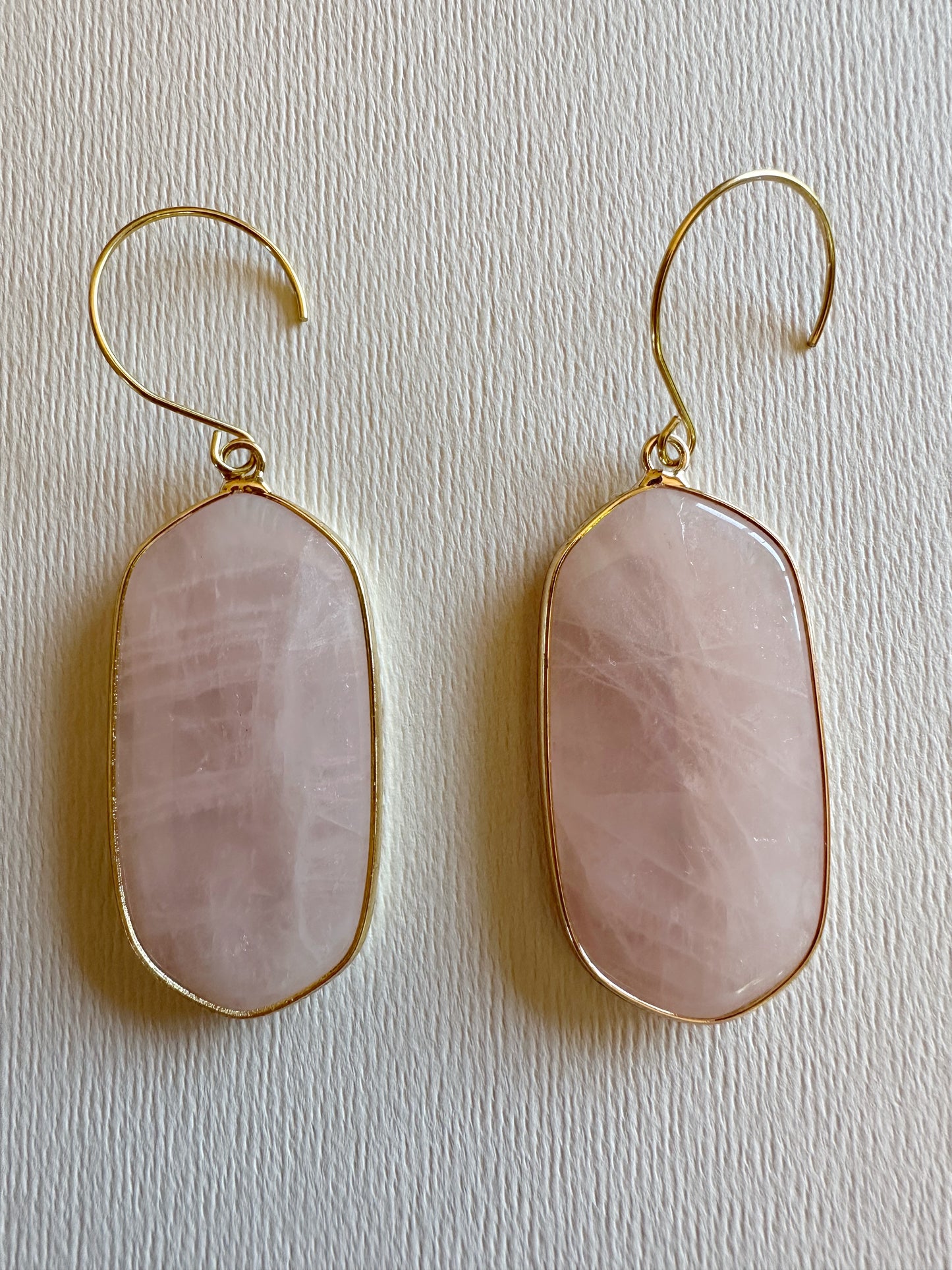 Rose Quartz Dangles